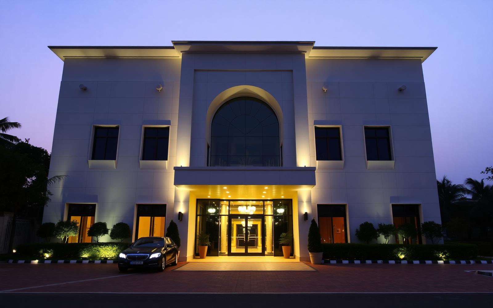 Fluke Banquet Hall exterior in Sector 27 Gurgaon